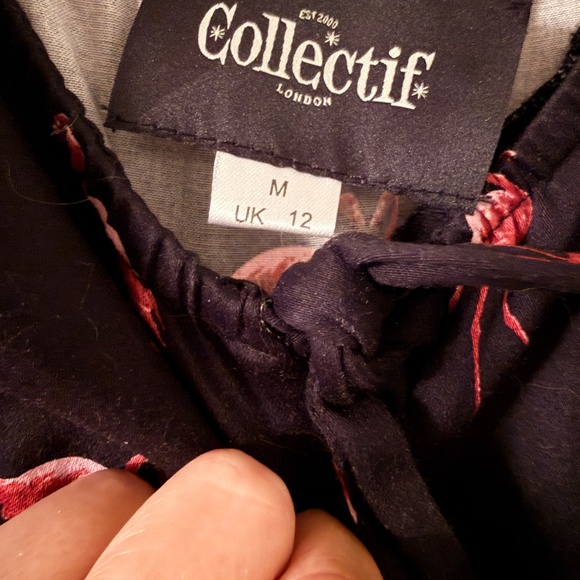Collectif Flamingo top Size Medium European Size 12 US Size 8 - Picture 5 of 5